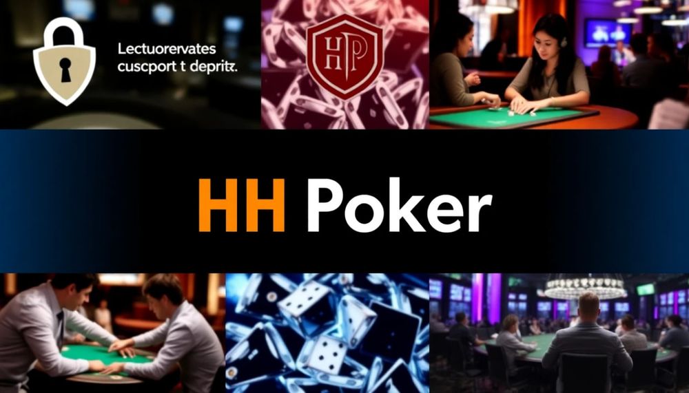 HHpoker官网ios - 高端德州扑克APP界面